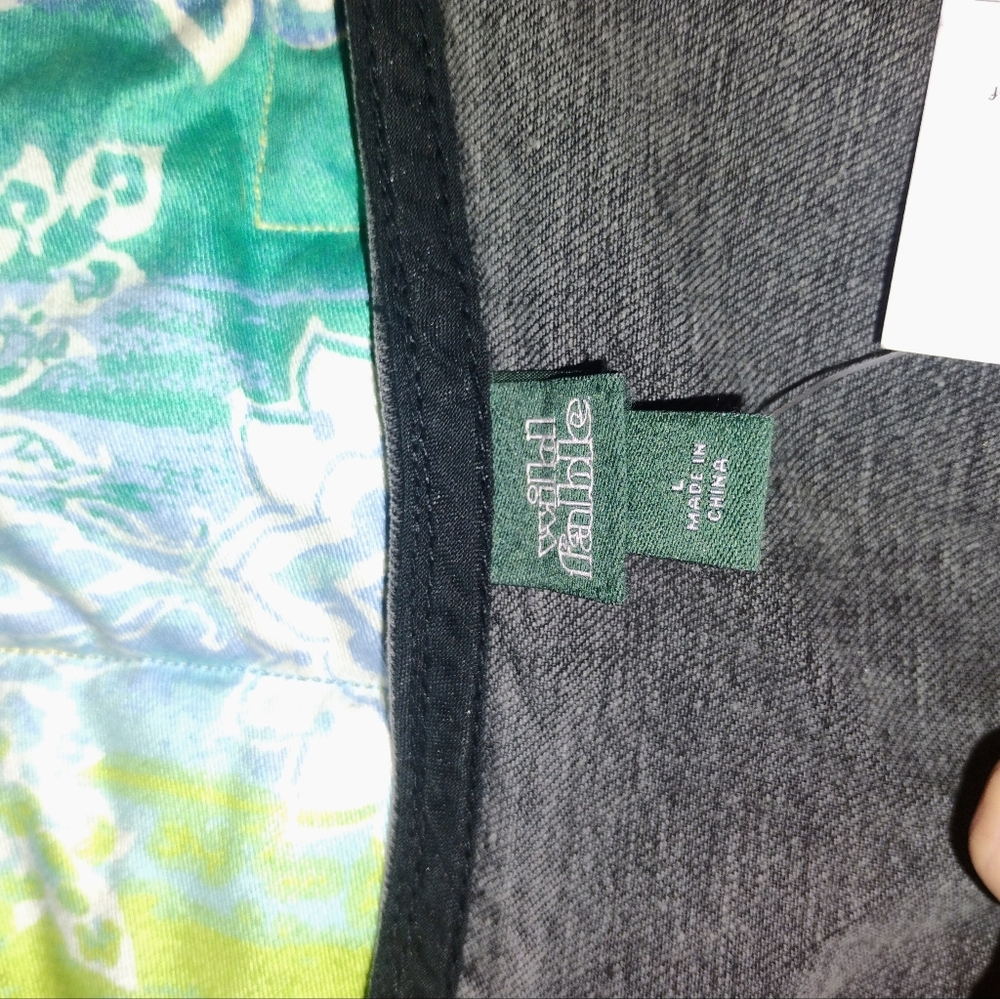 Nwt Wild Fable Denim Black Wash Zippered Vest With Silver Embellishments - Picture 6 of 6
